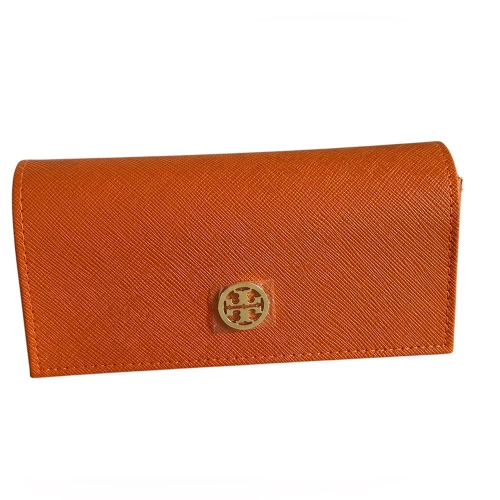 Tory Burch Stylish Blue Square Sunglasses w/‎ Orange Case